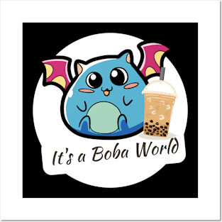 Boba Lover Cute Creature Posters and Art